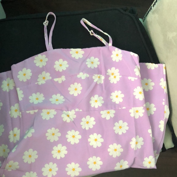 Instock🙌lavender daisy mini summer dress - Picture 6 of 6